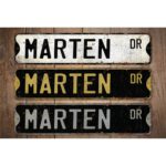 Marten-Premium-Quality-Rustic-Metal-Sign-Images