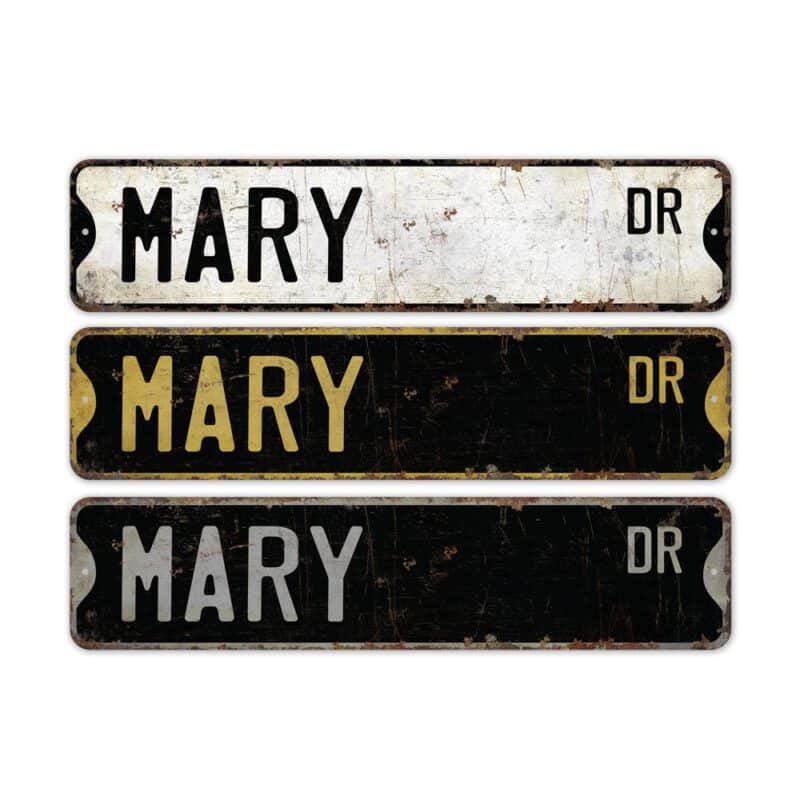 Mary-Name-Sign-Premium-Quality-Rustic-Metal-Sign-2