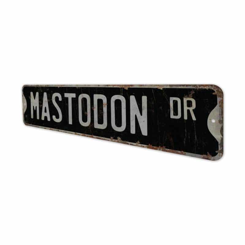 Mastodon-Premium-Quality-Rustic-Metal-Sign-8