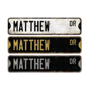 Matthew-Name-Sign-Premium-Quality-Rustic-Metal-Sign-2