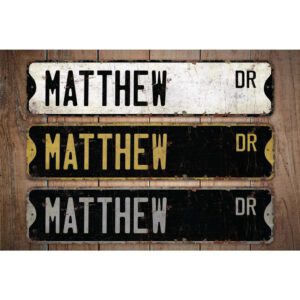 Matthew-Name-Sign-Premium-Quality-Rustic-Metal-Sign-Images