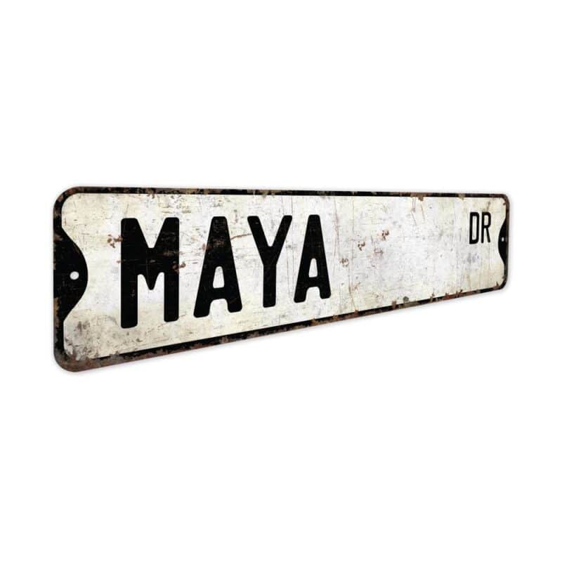 Maya-Name-Sign-Premium-Quality-Rustic-Metal-Sign-3