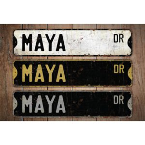 Maya-Name-Sign-Premium-Quality-Rustic-Metal-Sign-Images