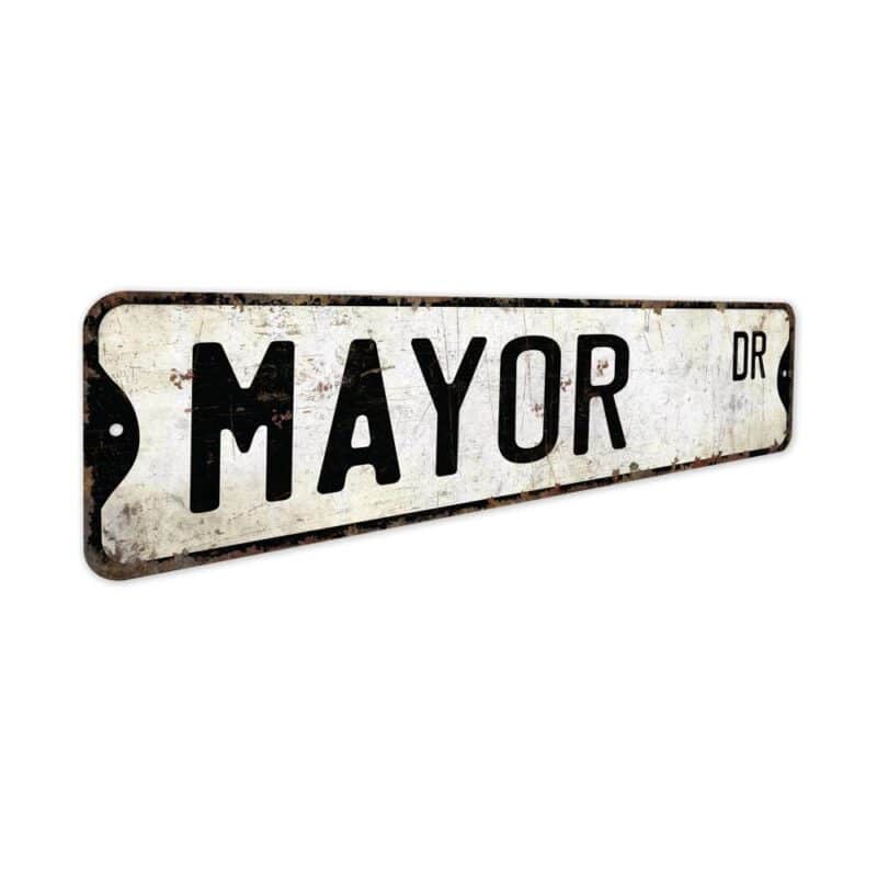 Mayor-Premium-Quality-Rustic-Metal-Sign-3