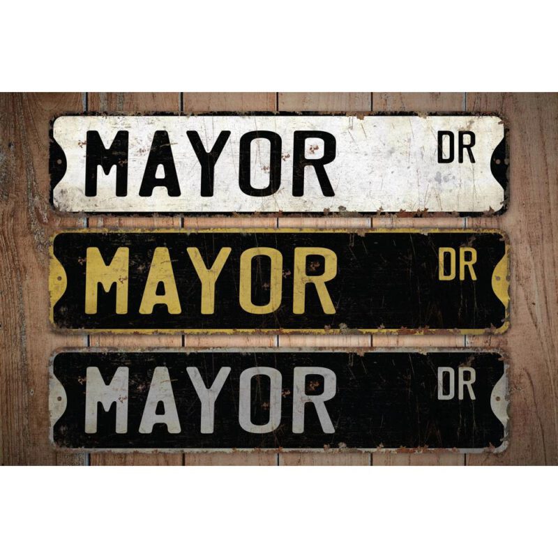 Mayor-Premium-Quality-Rustic-Metal-Sign-Images