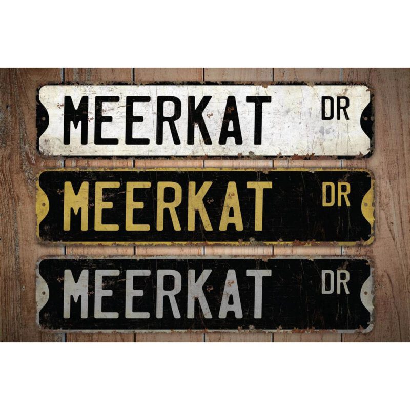 Meerkat-Premium-Quality-Rustic-Metal-Sign-Images