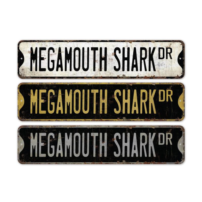 Megamouth-Shark-Premium-Quality-Rustic-Metal-Sign-2