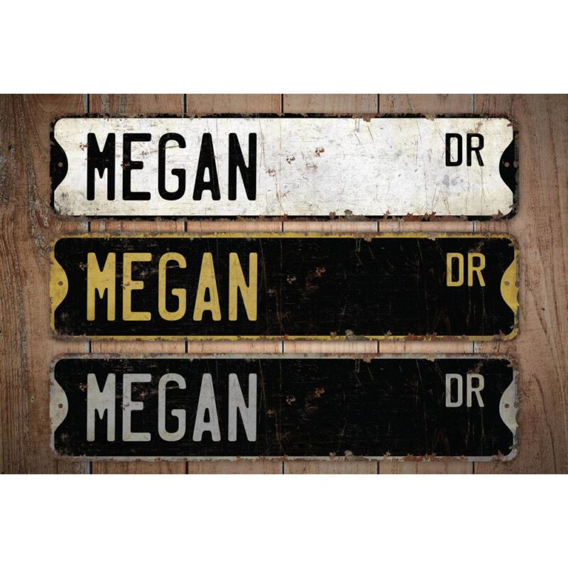 Megan-Name-Sign-Premium-Quality-Rustic-Metal-Sign-Images