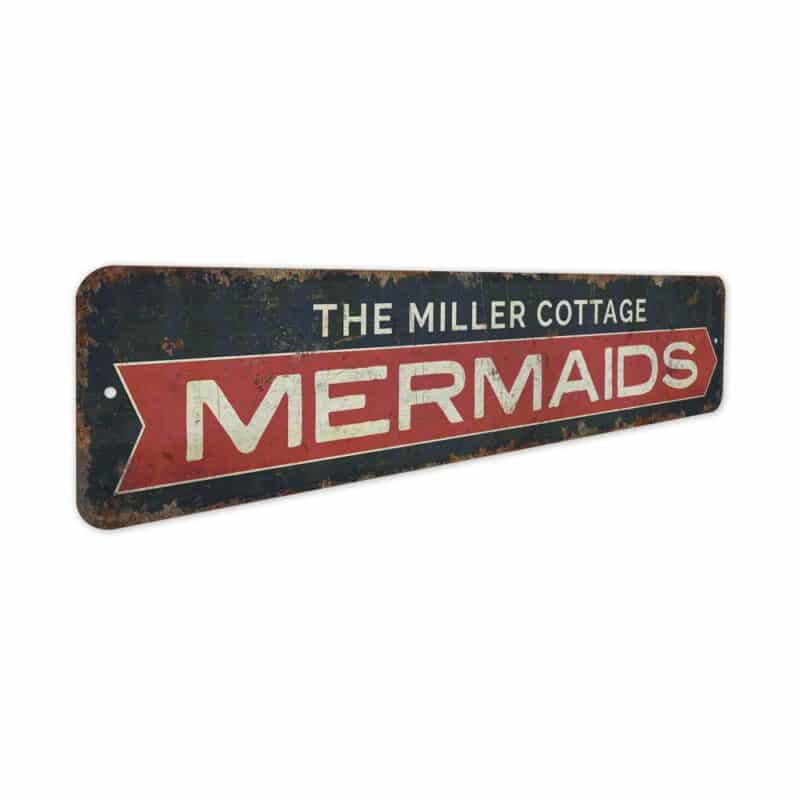 Mermaids-Sign-Premium-Quality-Rustic-Metal-Sign-3