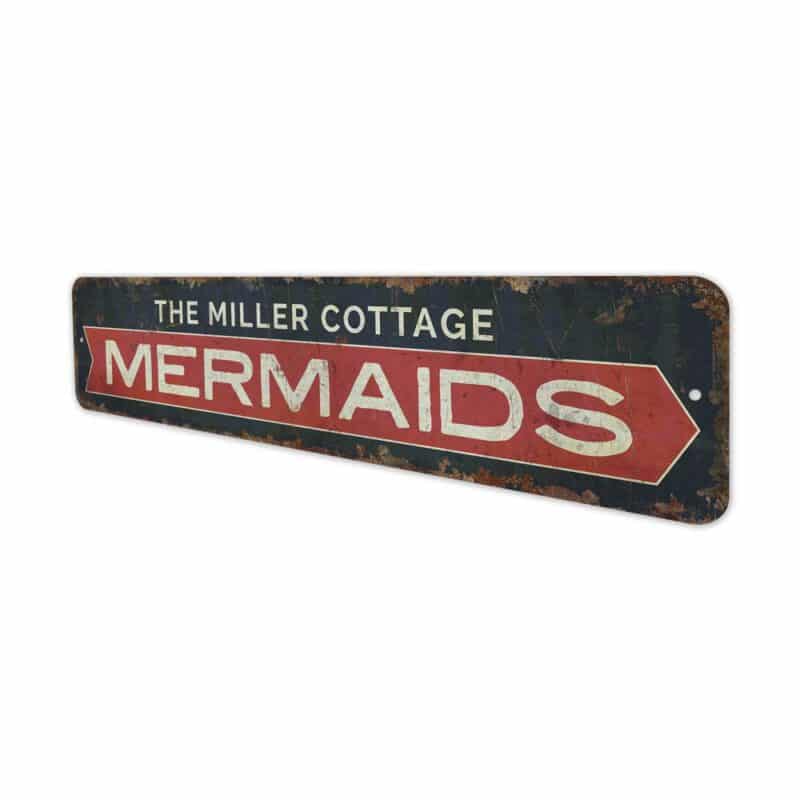 Mermaids-Sign-Premium-Quality-Rustic-Metal-Sign-4