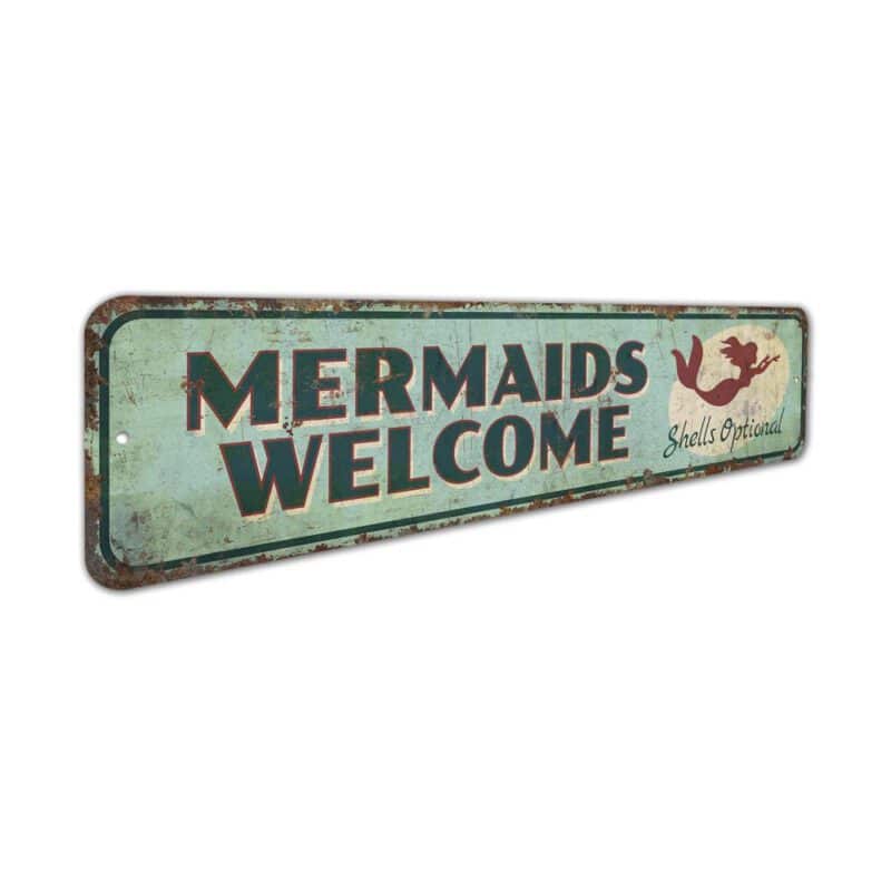 Mermaids-Welcome-Sign-Premium-Quality-Rustic-Metal-Sign-3