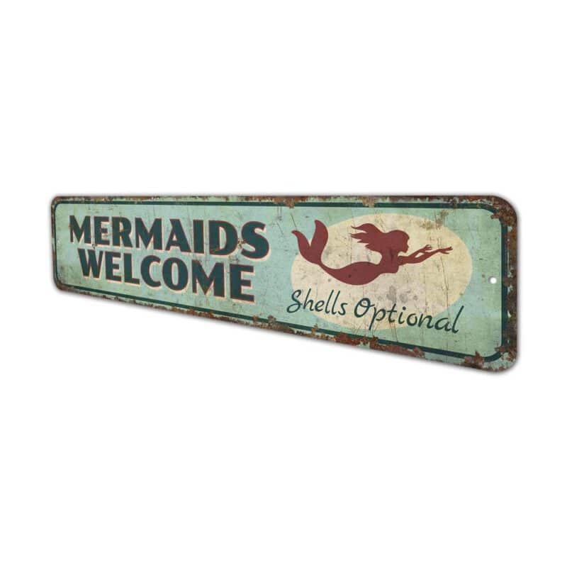 Mermaids-Welcome-Sign-Premium-Quality-Rustic-Metal-Sign-4