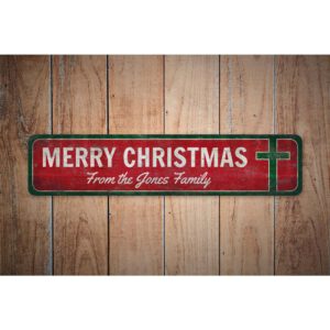 Merry-Christmas-Cross-Sign-Premium-Quality-Rustic-Metal-Sign-Images