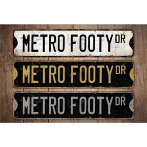 Metro-Footy-Premium-Quality-Rustic-Metal-Sign-Images