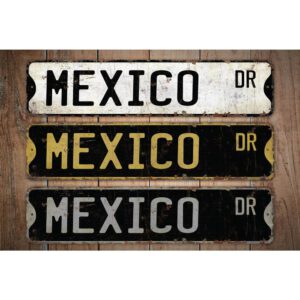 Mexico-Premium-Quality-Rustic-Metal-Sign-Images