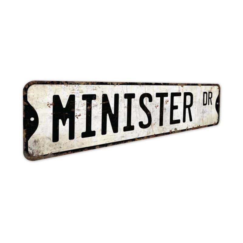 Minister-Premium-Quality-Rustic-Metal-Sign-3