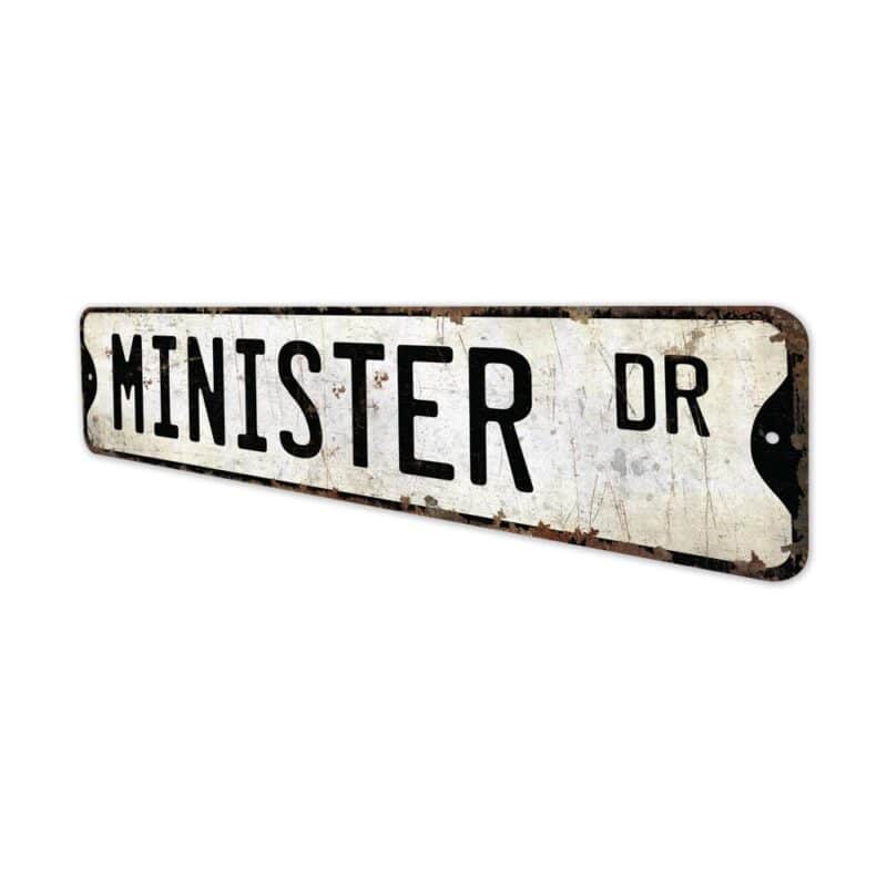 Minister-Premium-Quality-Rustic-Metal-Sign-4