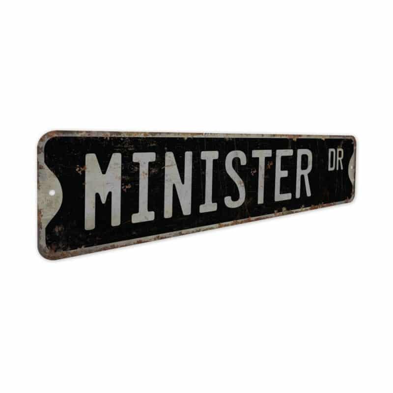 Minister-Premium-Quality-Rustic-Metal-Sign-7