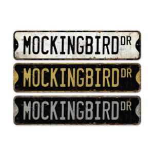 Mockingbird-Premium-Quality-Rustic-Metal-Sign-2