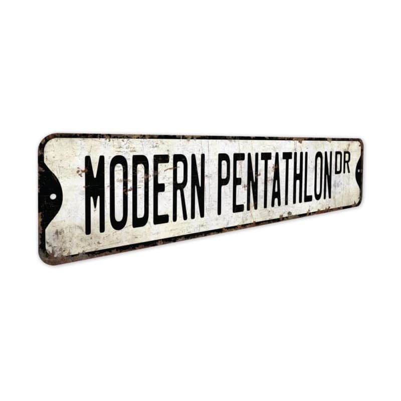 Modern-Pentathlon-Premium-Quality-Rustic-Metal-Sign-3