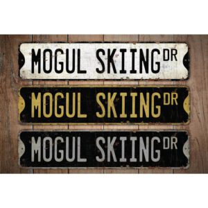 Mogul-Skiing-Premium-Quality-Rustic-Metal-Sign-Images