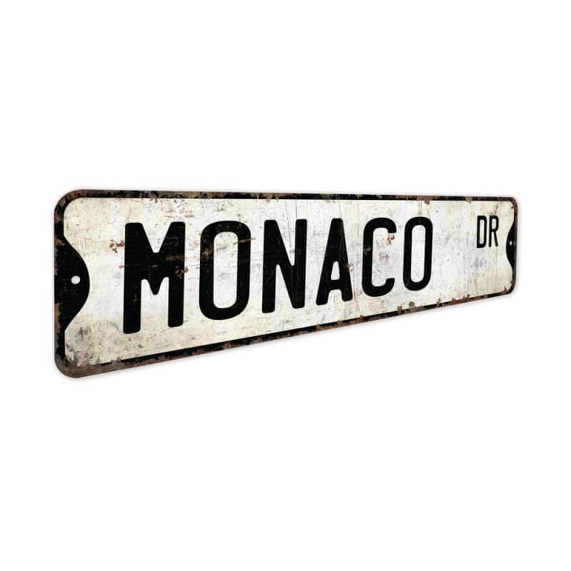 Monaco-Premium-Quality-Rustic-Metal-Sign-3