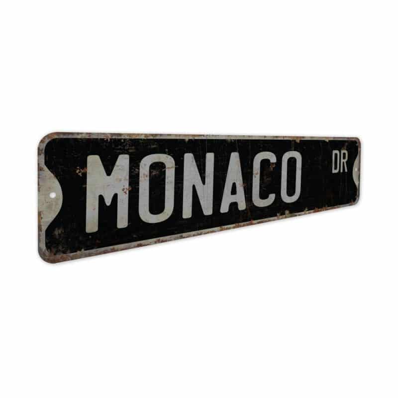 Monaco-Premium-Quality-Rustic-Metal-Sign-7