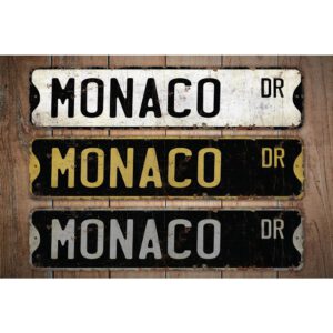 Monaco-Premium-Quality-Rustic-Metal-Sign-Images