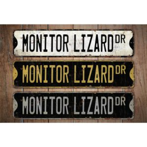 Monitor-Lizard-Premium-Quality-Rustic-Metal-Sign-Images