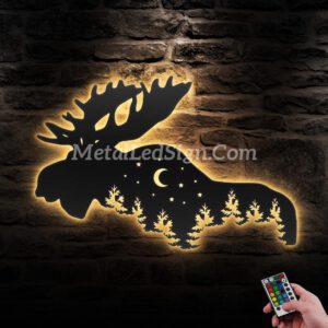 Moose-Alternative-Metal-Wall-Art-Led-Light-Images-1