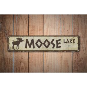 Moose-Lake-Sign-Premium-Quality-Rustic-Metal-Sign-Images