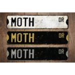 Moth-Premium-Quality-Rustic-Metal-Sign-Images