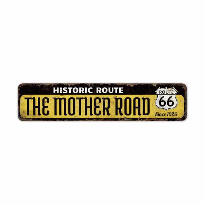 Mother-Road-Sign-Premium-Quality-Rustic-Metal-Sign-2