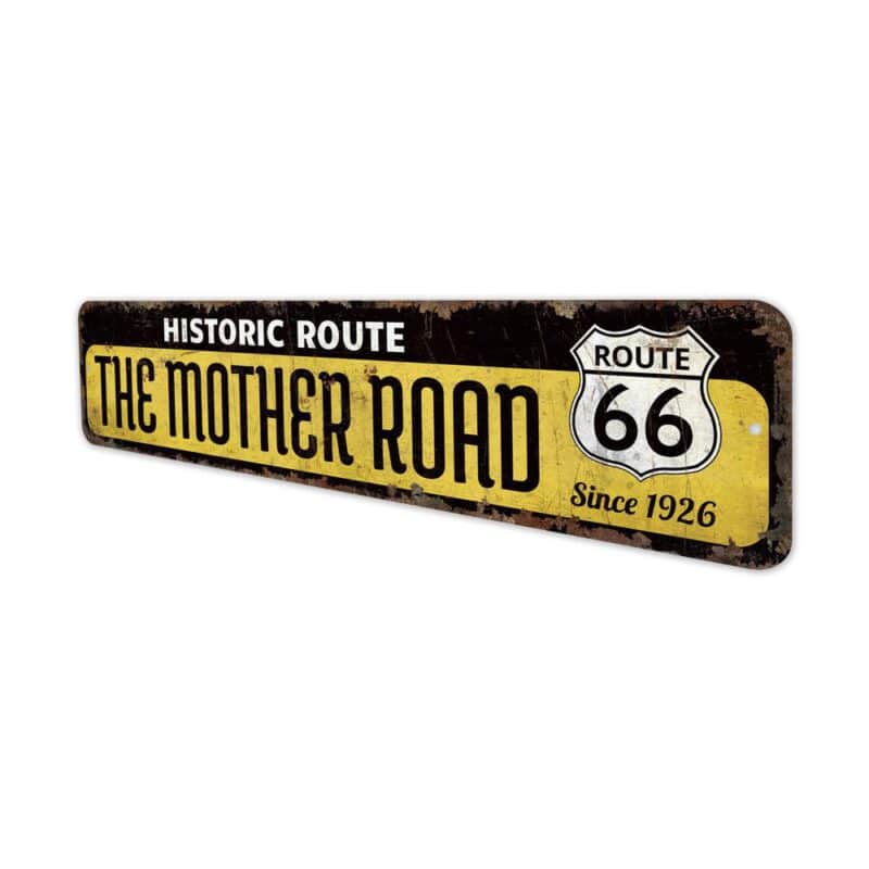 Mother-Road-Sign-Premium-Quality-Rustic-Metal-Sign-4