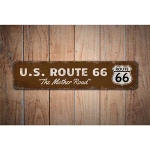 Mother-Road-Sign-Premium-Quality-Rustic-Metal-Sign-Images-2