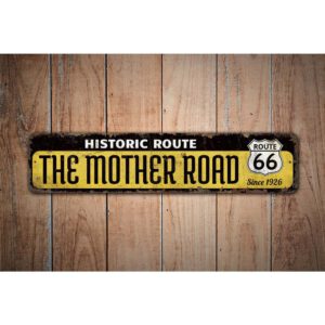 Mother-Road-Sign-Premium-Quality-Rustic-Metal-Sign-Images