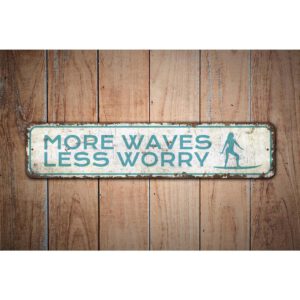 Move-Waves-Less-Worry-Premium-Quality-Rustic-Metal-Sign-Images