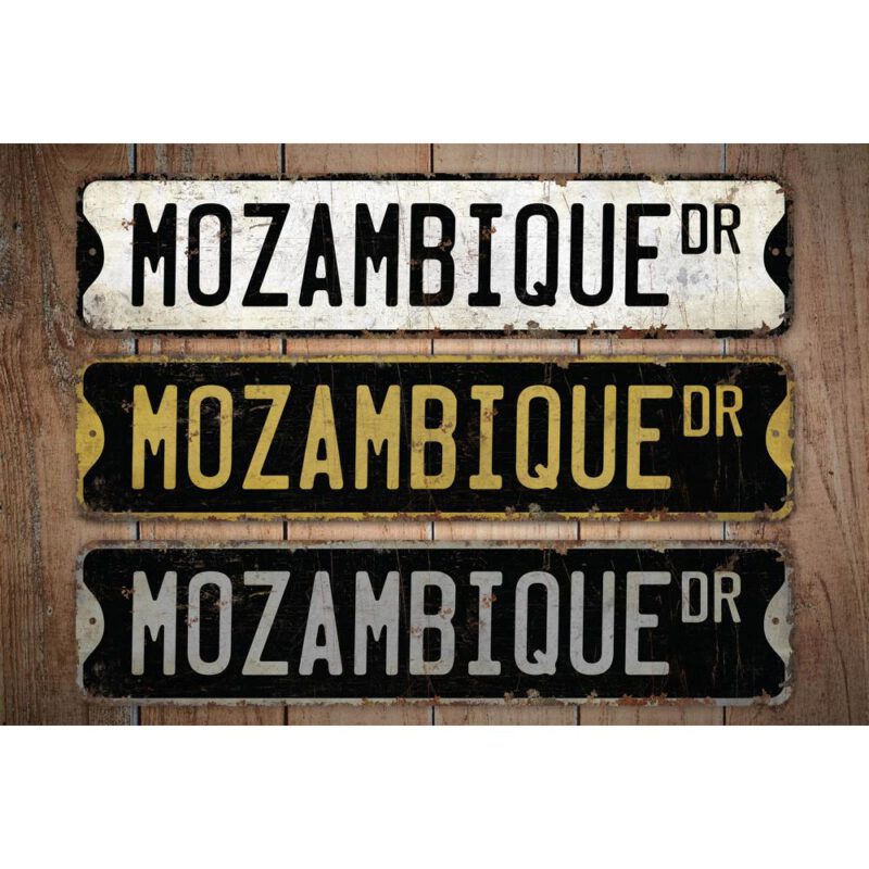 Mozambique-Premium-Quality-Rustic-Metal-Sign-Images