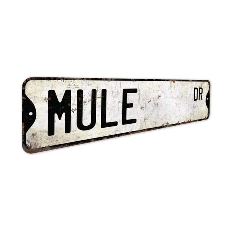 Mule-Premium-Quality-Rustic-Metal-Sign-3