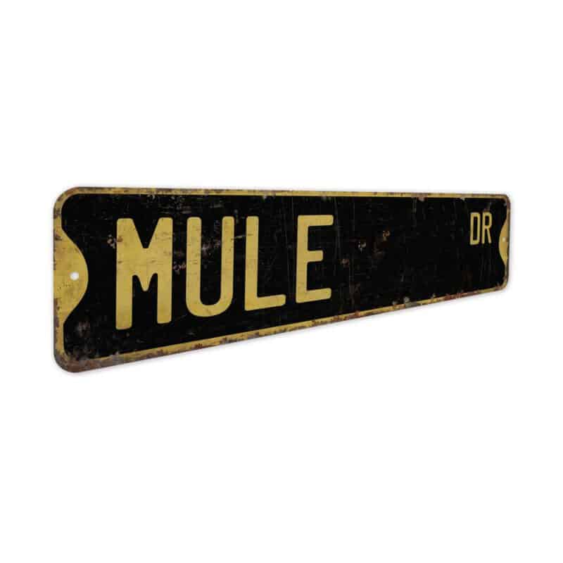 Mule-Premium-Quality-Rustic-Metal-Sign-5