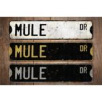 Mule-Premium-Quality-Rustic-Metal-Sign-Images