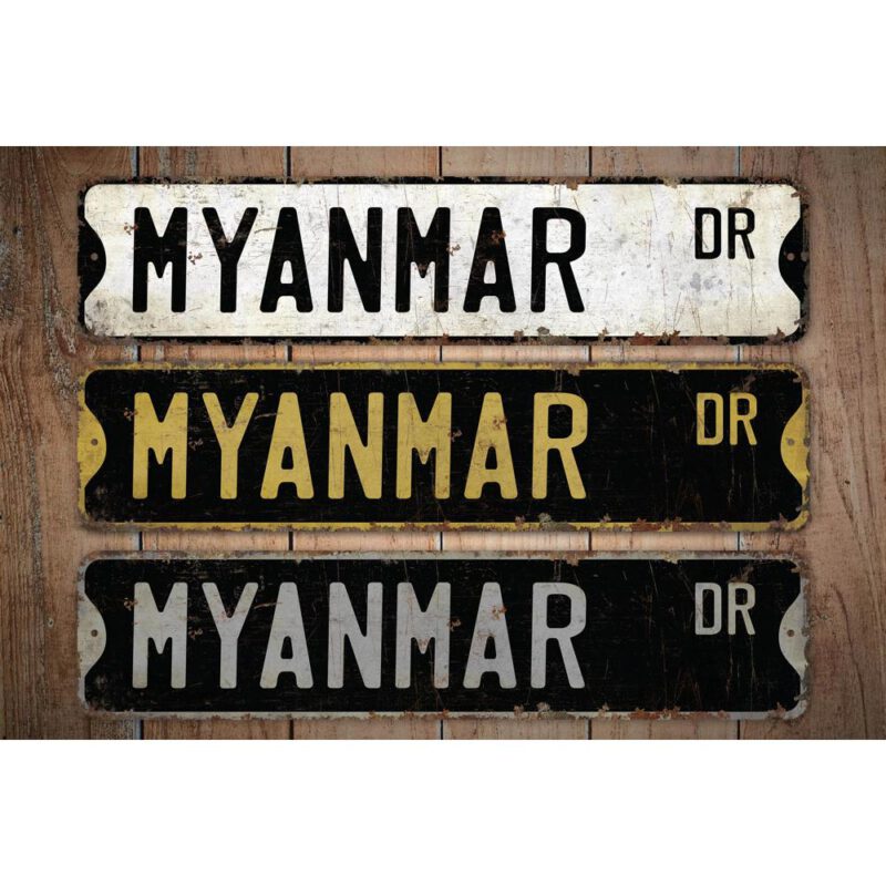 Myanmar-Premium-Quality-Rustic-Metal-Sign-Images