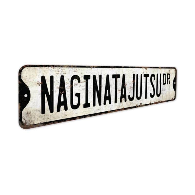 Naginatajutsu-Premium-Quality-Rustic-Metal-Sign-3