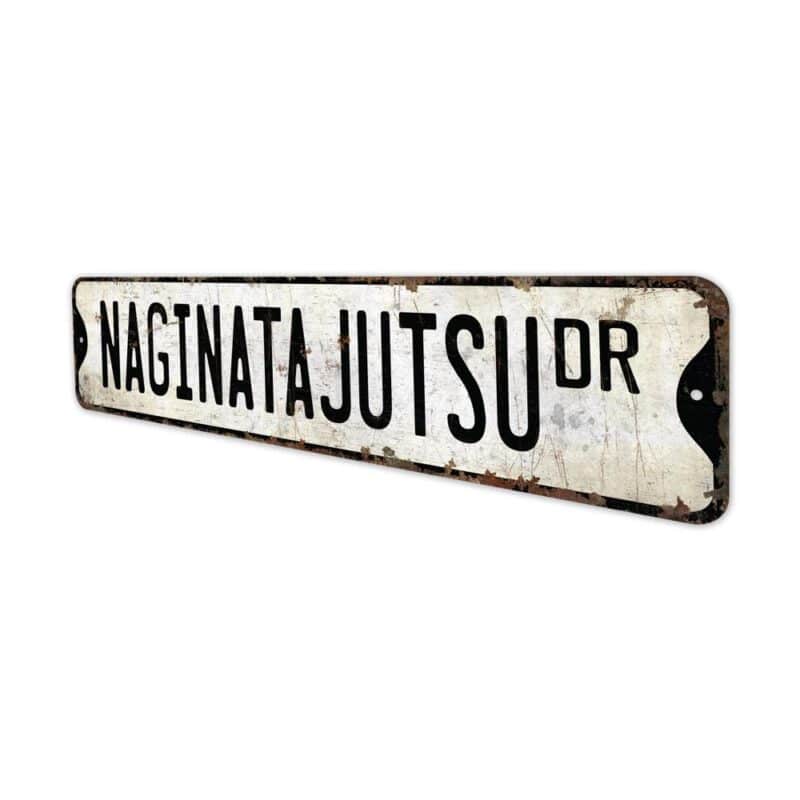 Naginatajutsu-Premium-Quality-Rustic-Metal-Sign-4
