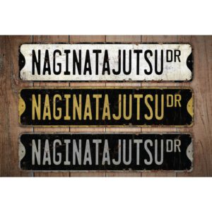 Naginatajutsu-Premium-Quality-Rustic-Metal-Sign-Images