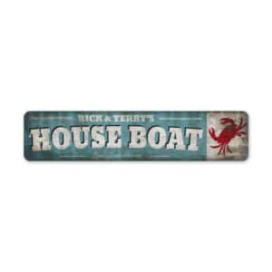 Name-House-Boat-Crab-Premium-Quality-Rustic-Metal-Sign-2