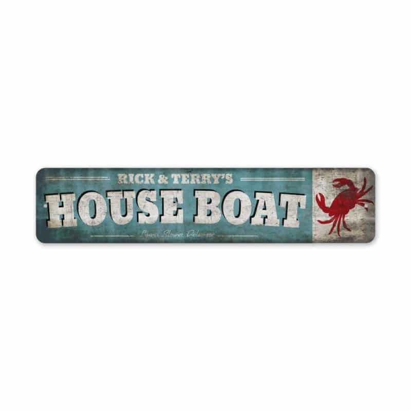 Name-House-Boat-Crab-Premium-Quality-Rustic-Metal-Sign-2