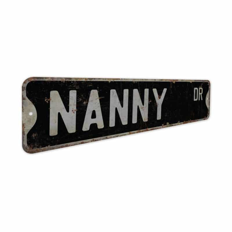 Nanny-Premium-Quality-Rustic-Metal-Sign-7