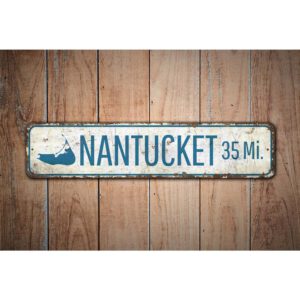 Nantucket-Sign-Premium-Quality-Rustic-Metal-Sign-Images