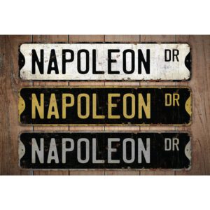 Napoleon-Premium-Quality-Rustic-Metal-Sign-Images